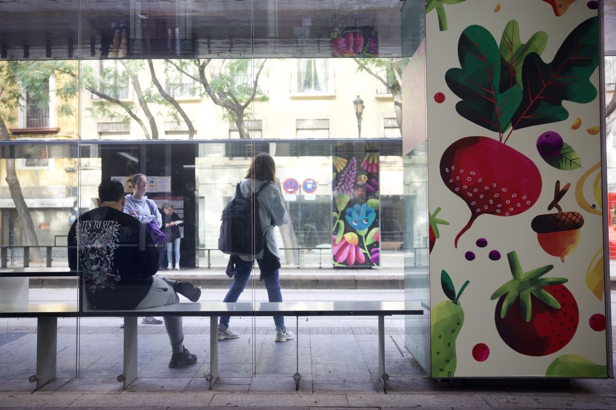El 'Asalto' a las paradas del tranvía de Zaragoza