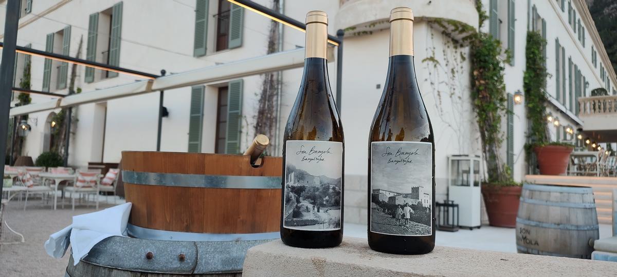 El vino del hotel Son Bunyola, elaborado con malvasia de Banyalbufar
