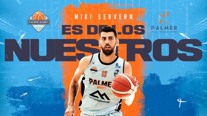 El Palmer Basket Mallorca renueva a Miki Servera por una temporada más