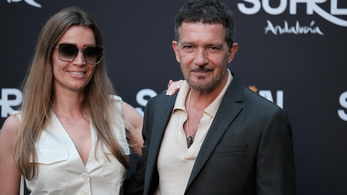 Photocall de la inauguración de Sohrlin Andalucía, el nuevo proyecto de Antonio Banderas y Domingo Sánchez de una escuela de artes escénicas.