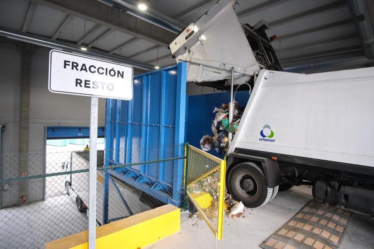 Instalaciones de la planta de transferencia de residuos de Dolores