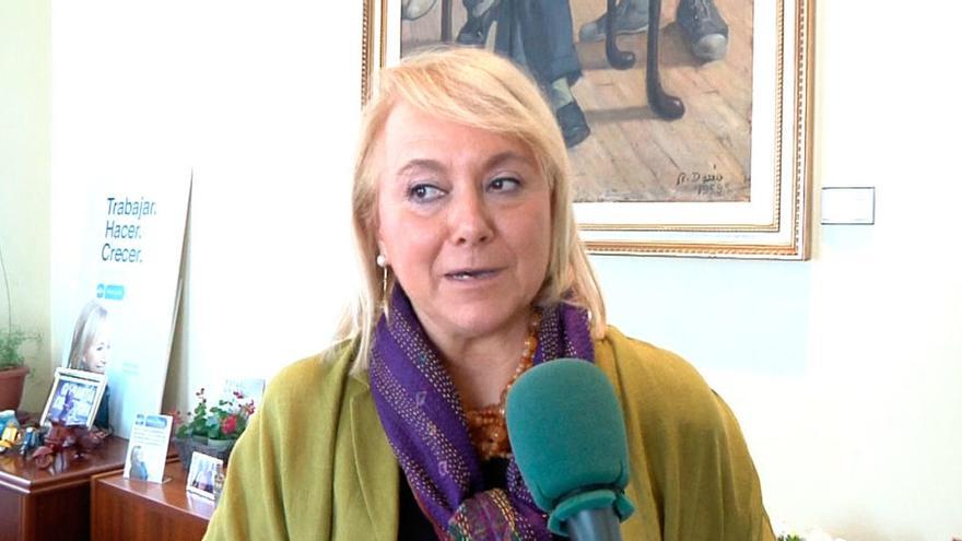 La presidenta del PP de Asturias, Mercedes Fernández, hace balance un año después de las elecciones autonómicas