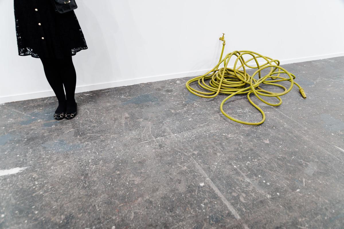 Una obra en la feria ARCO Madrid 2025. Una obra en la feria ARCO Madrid 2025.