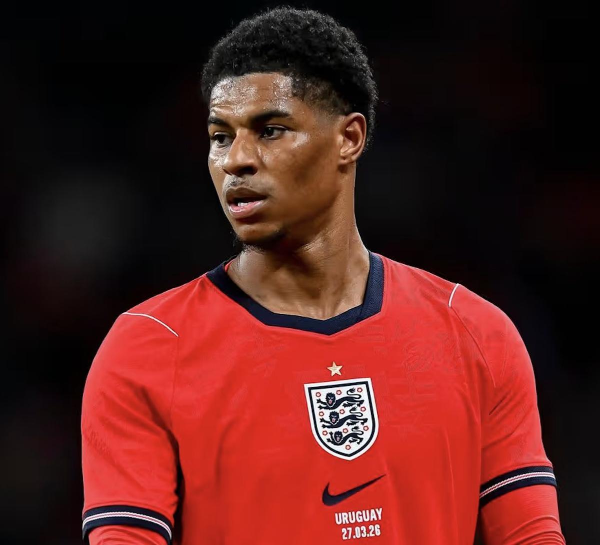 Rashford, en un partido con Inglaterra