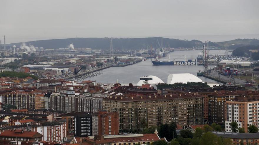 La ría de Avilés y el Puerto