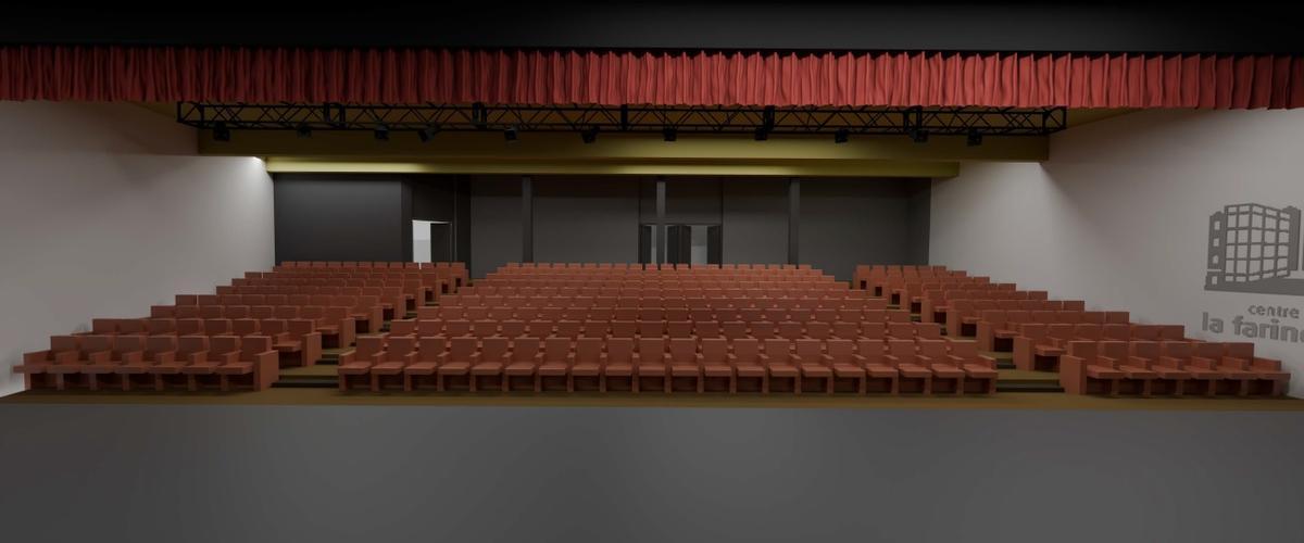Imagen virtual del auditorio soterrado que el movimiento vecinal del Clot propone.