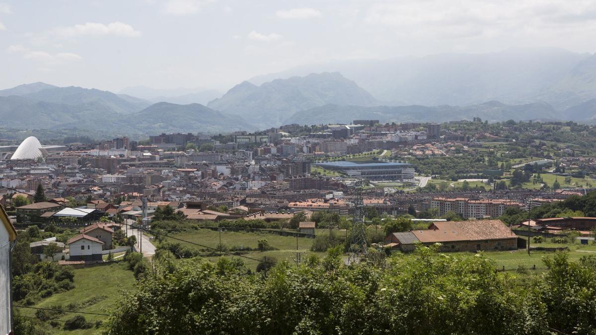 Una vista del Naranco.