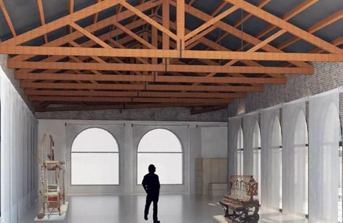 Rehabilitación Un trabajo que recupera parcialmente la histórica fábrica textil de Revert