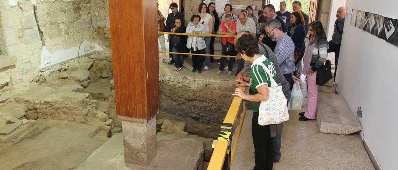 Resultado de las excavaciones realizadas en el Museo Arqueológico Provincial. // Iñaki Osorio