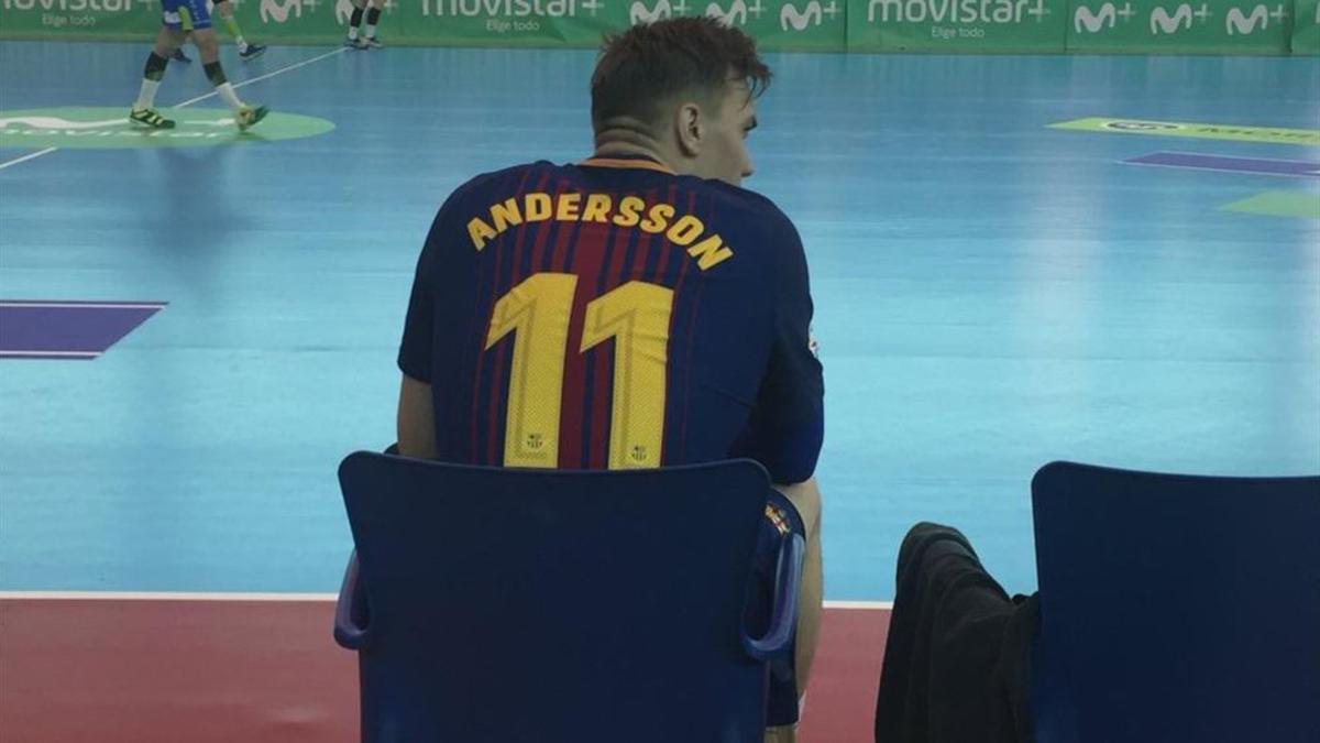 Lasse Andersson, en Zamora a punto de 'redebutar' con el Barça Lassa
