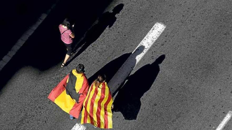 Immer im Hinterkopf bei der Diskussion um das Gesetz: Die katalanische Unabhängigkeitsbewegung.