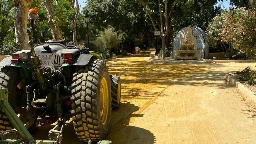 Las labores de fumigación tendrán lugar este viernes en la Alameda Ramón y Cajal.