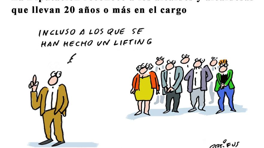 La Diputación reconoce a los alcaldes y alcaldesas que llevan 20 años o más en el cargo