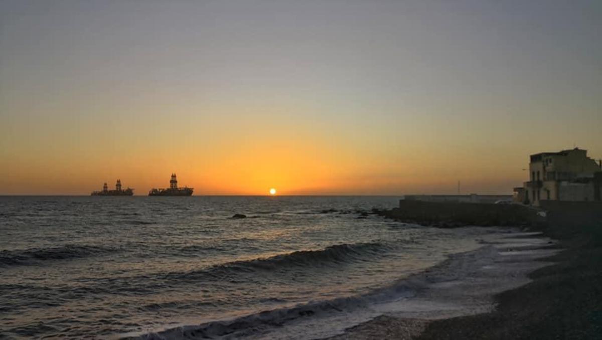 Amanecer en el barrio marinero de San Cristóbal