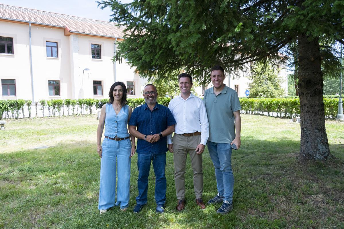 Esther Gutiérrez, Miguel Ángel Morales, Luis Fernando García y Javier Prieto.
