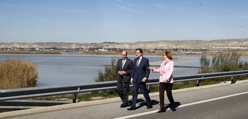 Fotogalería de la visita de Rajoy a la ribera del Ebro