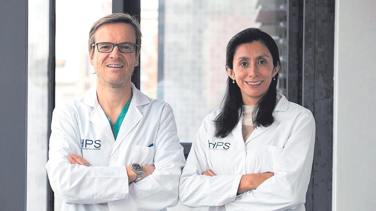 Dr Antonio Blanco Díez y Dra Diana Mejía, especialistas en Urología de HPS.