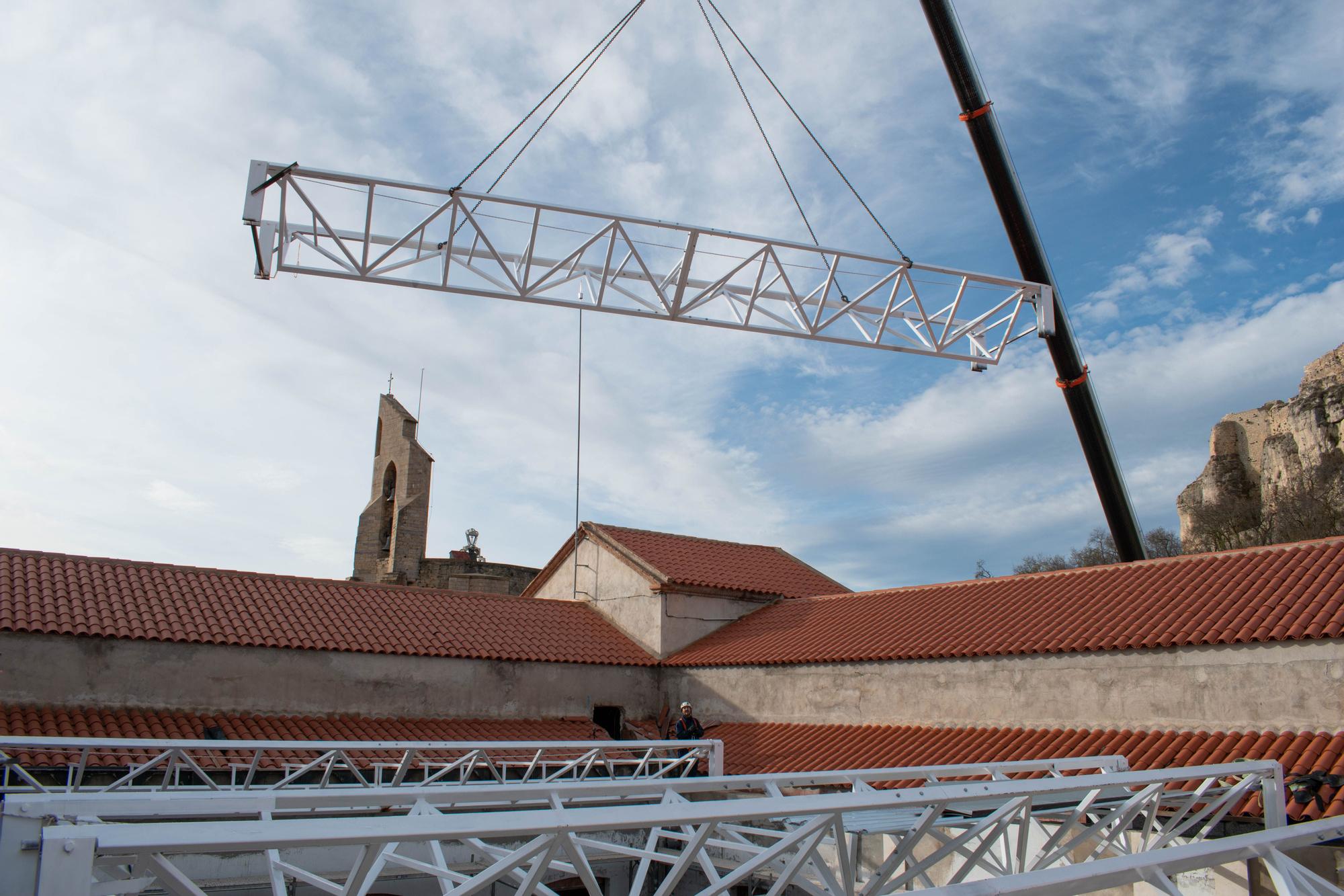 Otra foto del desarrollo de las obras, este lunes.