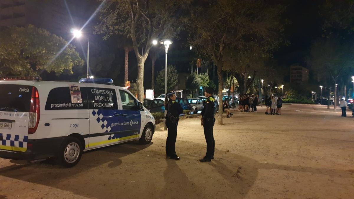 Patrulla de la Guàrdia Urbana de Reus.