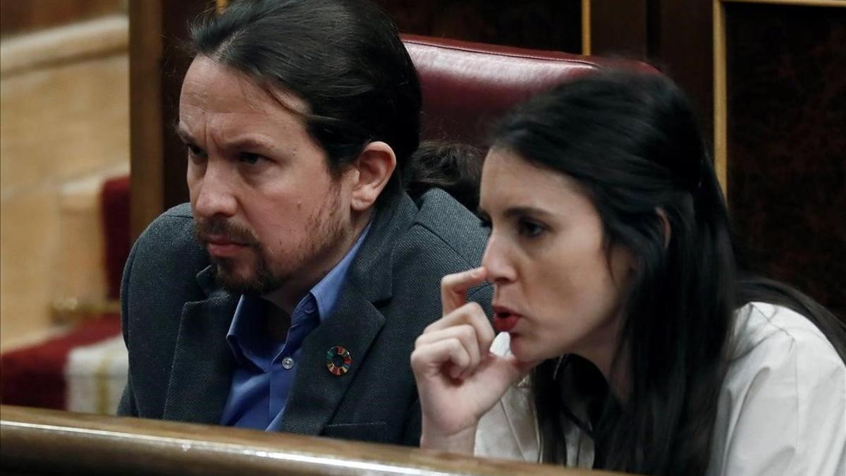 Pablo Iglesias e Irene Montero