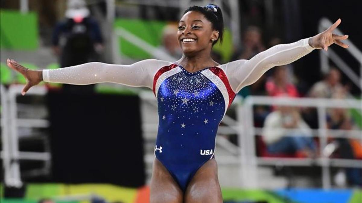 Simone Biles logró cinco medallas en Río