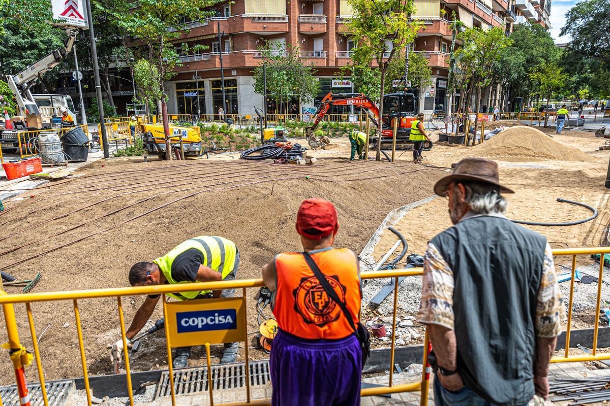 Escenas inesperadas de la Superilla del Eixample