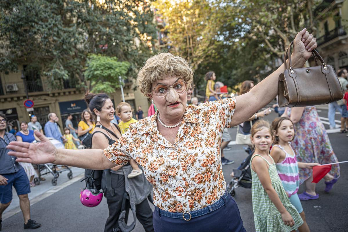 La Mercè en la superilla de Consell de Cent