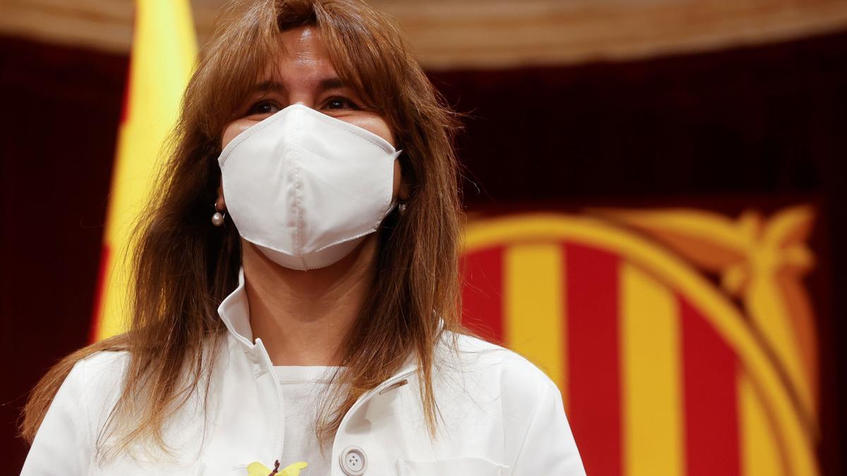 Laura Borrás, presidenta del Parlament de Catalunya