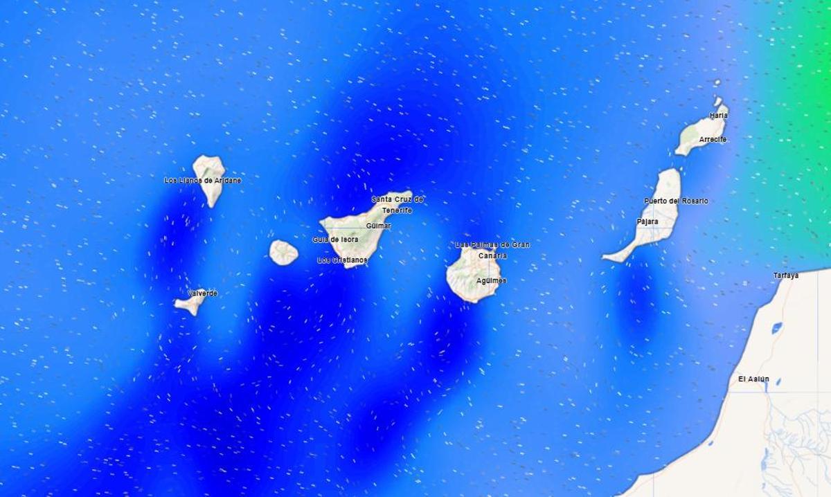 Mapa del tiempo.