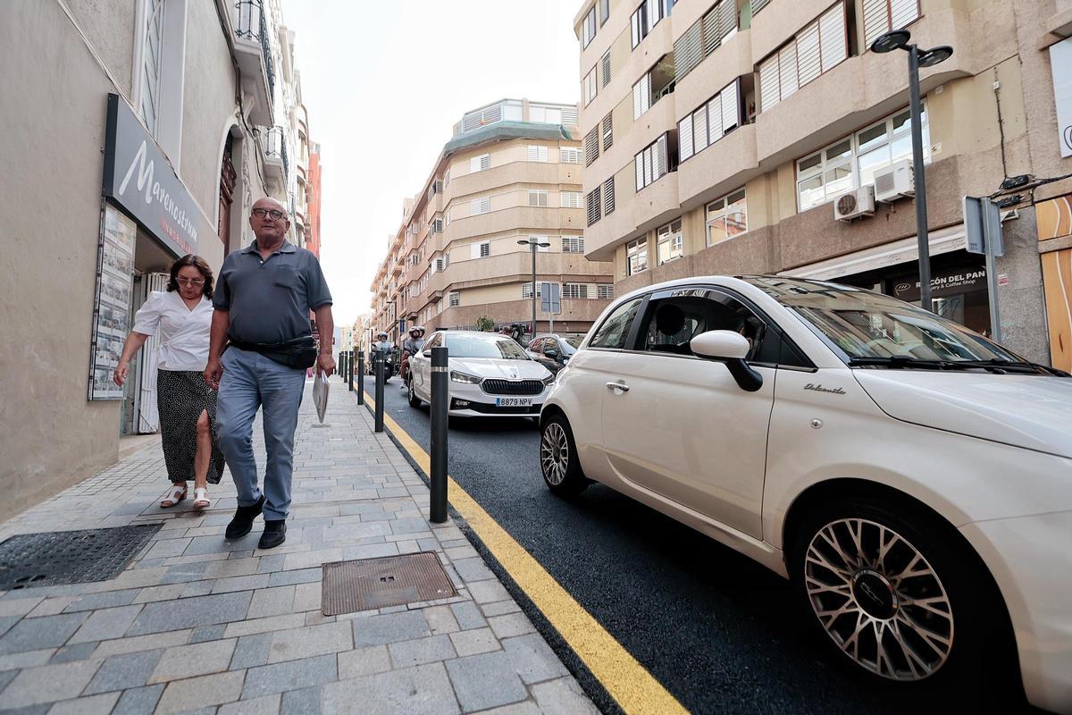 Apertura al tráfico de la calle de La Rosa, Santa Cruz de Tenerife