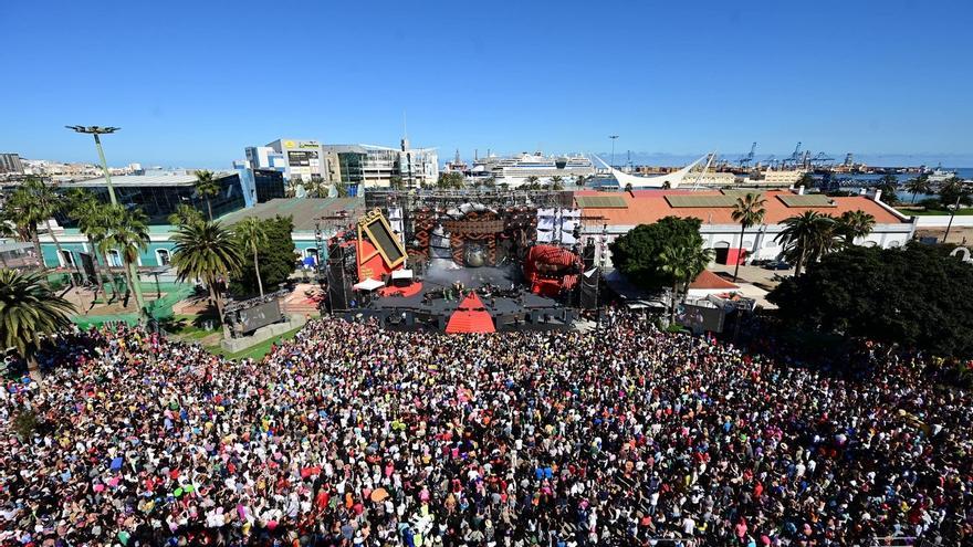 Cerca de 445.000 personas celebraron la fiesta del Carnaval de «Studio 54» en Las Palmas de Gran Canaria