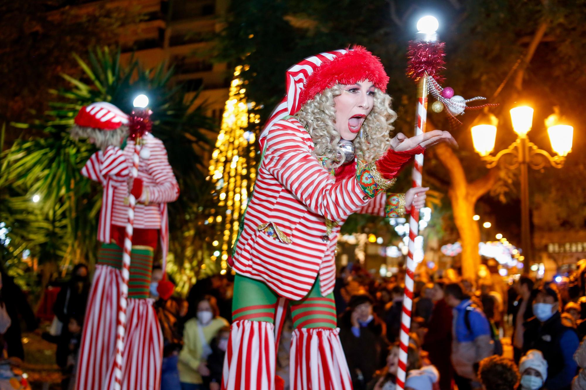 Encendido de las luces de Navidad en Vila.