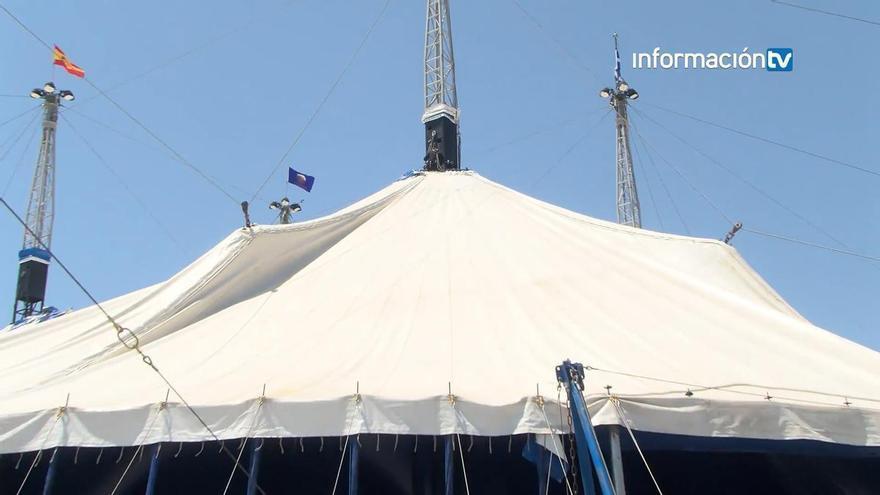 El Cirque du Soleil levanta su Gran Carpa en la Playa de San Juan: Alicante se prepara para 'KURIOS'