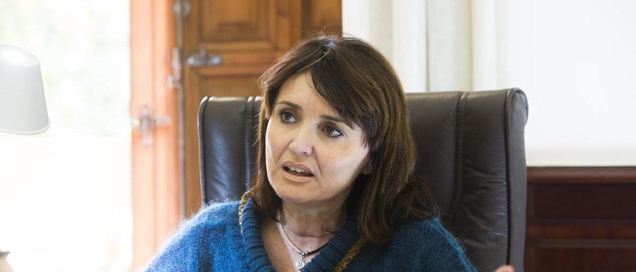 La vicepresidenta de la Diputación de Alicante, Julia Parra.