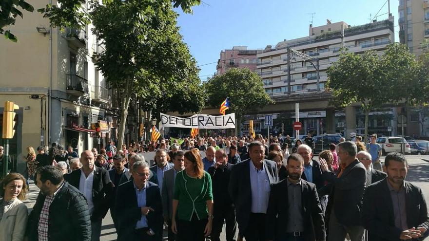 Unes 1.500 persones acompanyen Marta Madrenas a declarar