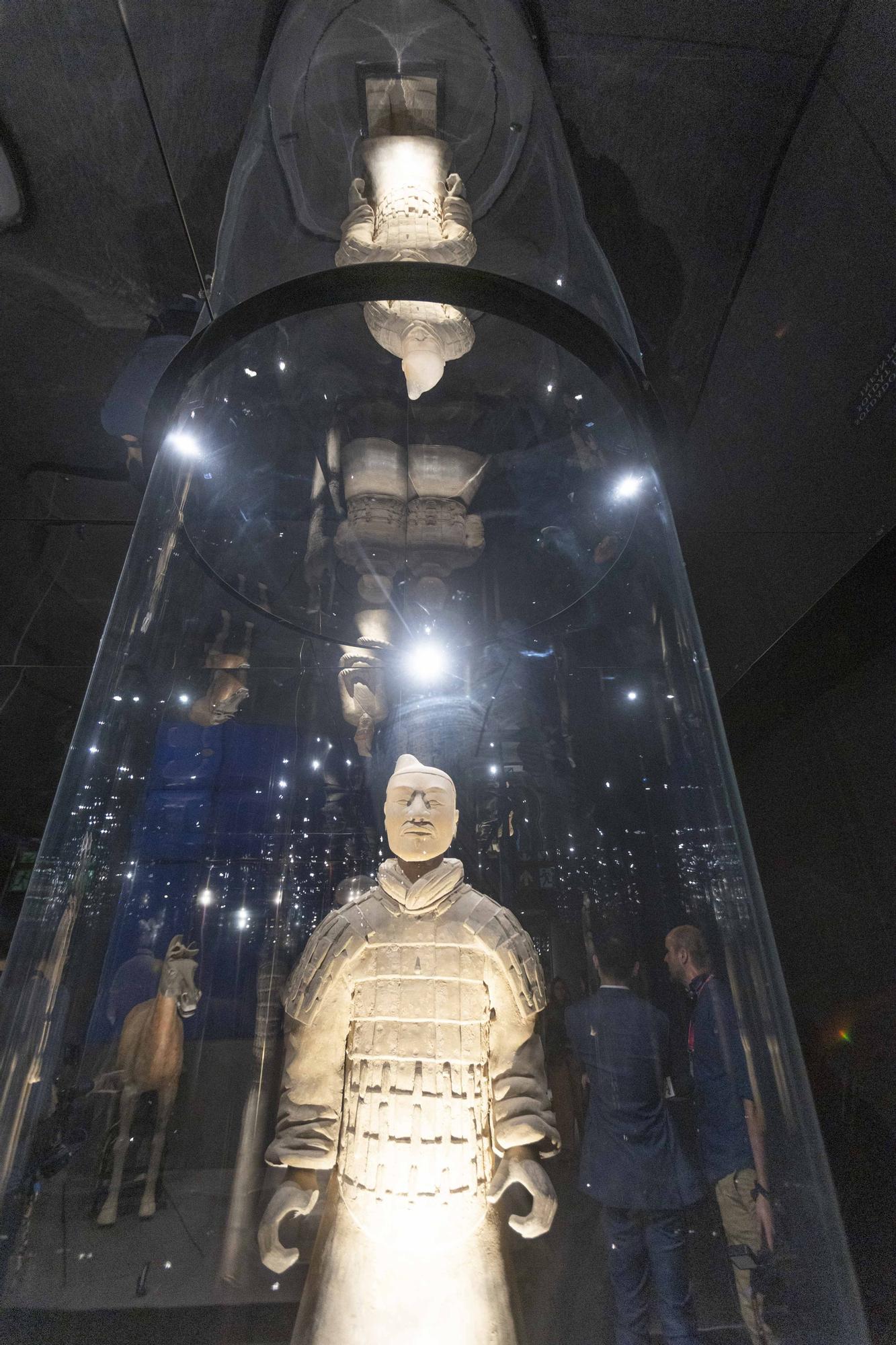 La inauguración de la exposición El legado de las dinastías Qin y Han. Los guerreros de Xian