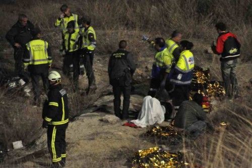 Al menos 14 muertos y decenas de heridos en un accidente de bus en Cieza (Murcia)
