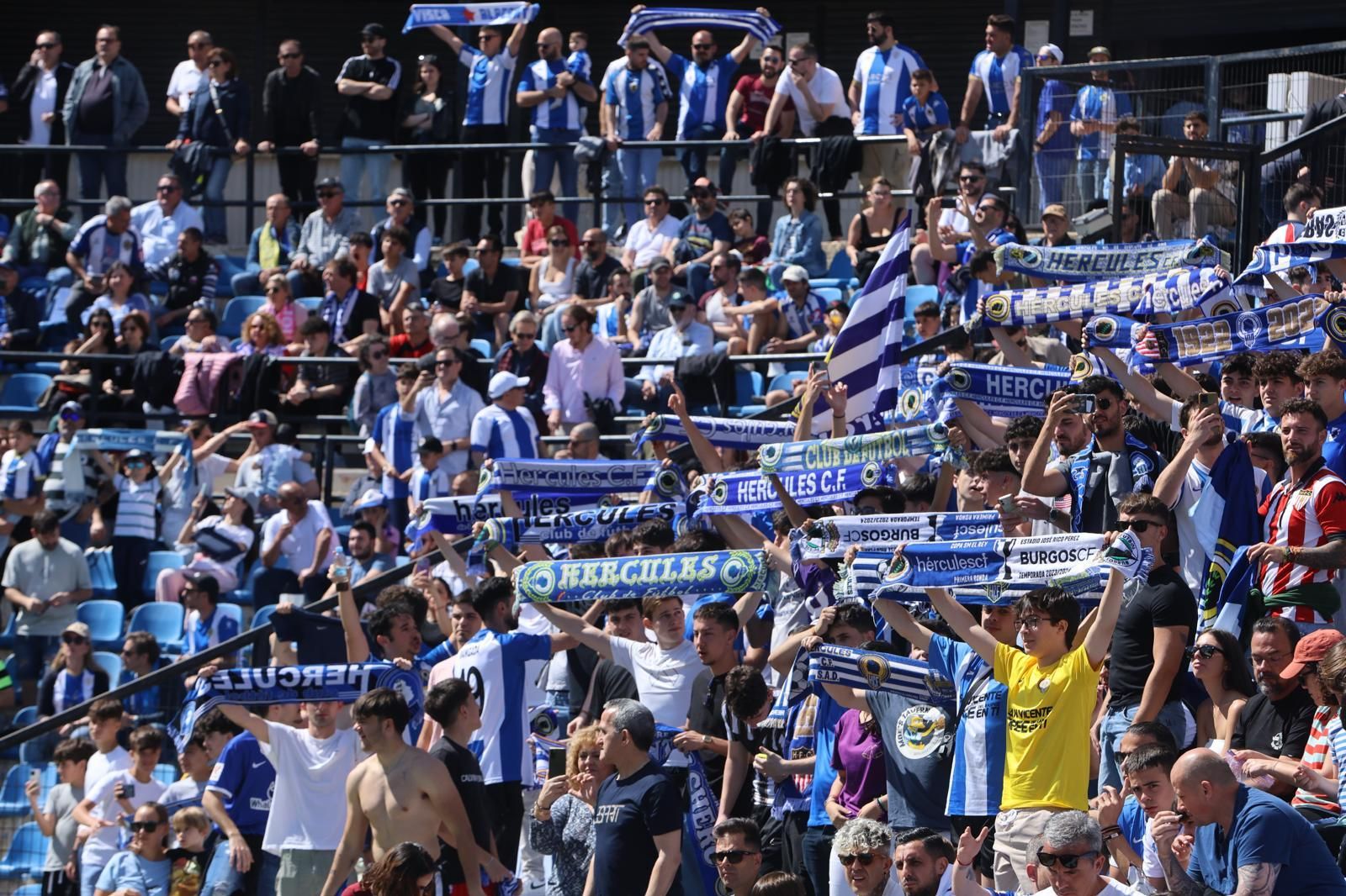 Las imágenes del Hércules CF- Peña Deportiva