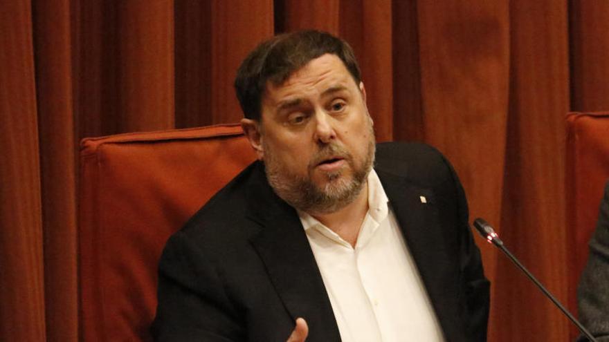 Junqueras, aquest dimarts al Parlament