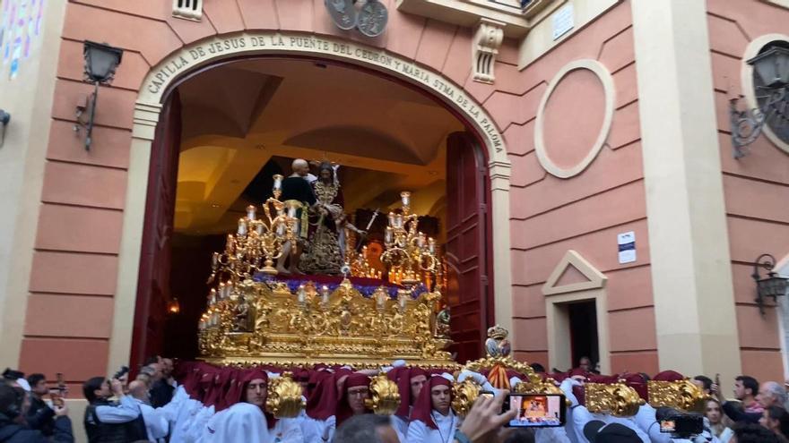 Salida Cristo Puente Cedrón I Miércoles Santo de la Semana Santa de Málaga de 2026