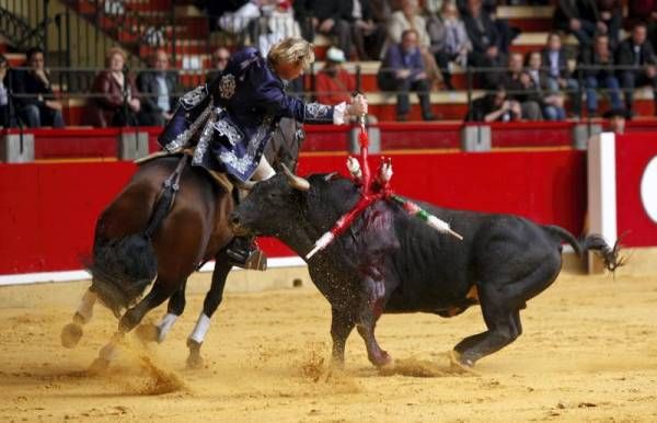 Vaquillas y rejones en la Feria San Jorge