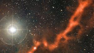 Una vista de la Nube Molecular de Tauro, observada desde el radiotelescopio APEX en Chile.
