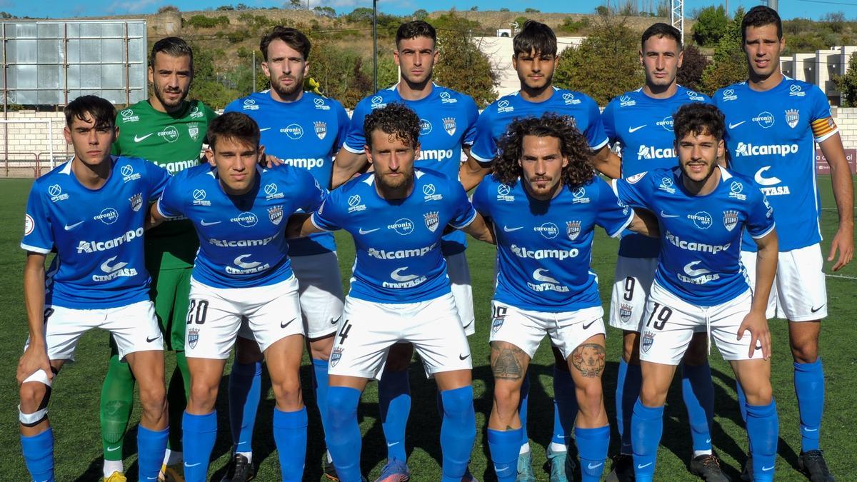 Once inicial del Utebo, rival del Mérida en Copa.