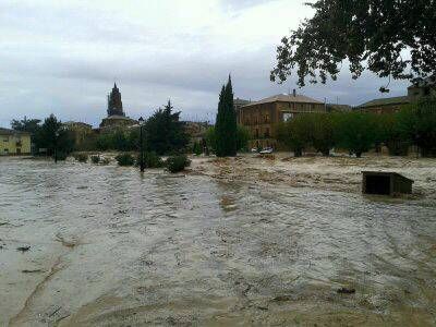 Fotogalería: Lluvias torrenciales en Aragón