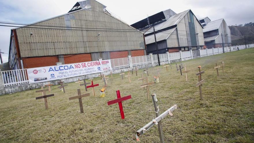 La planta de Alcoa en Avilés.