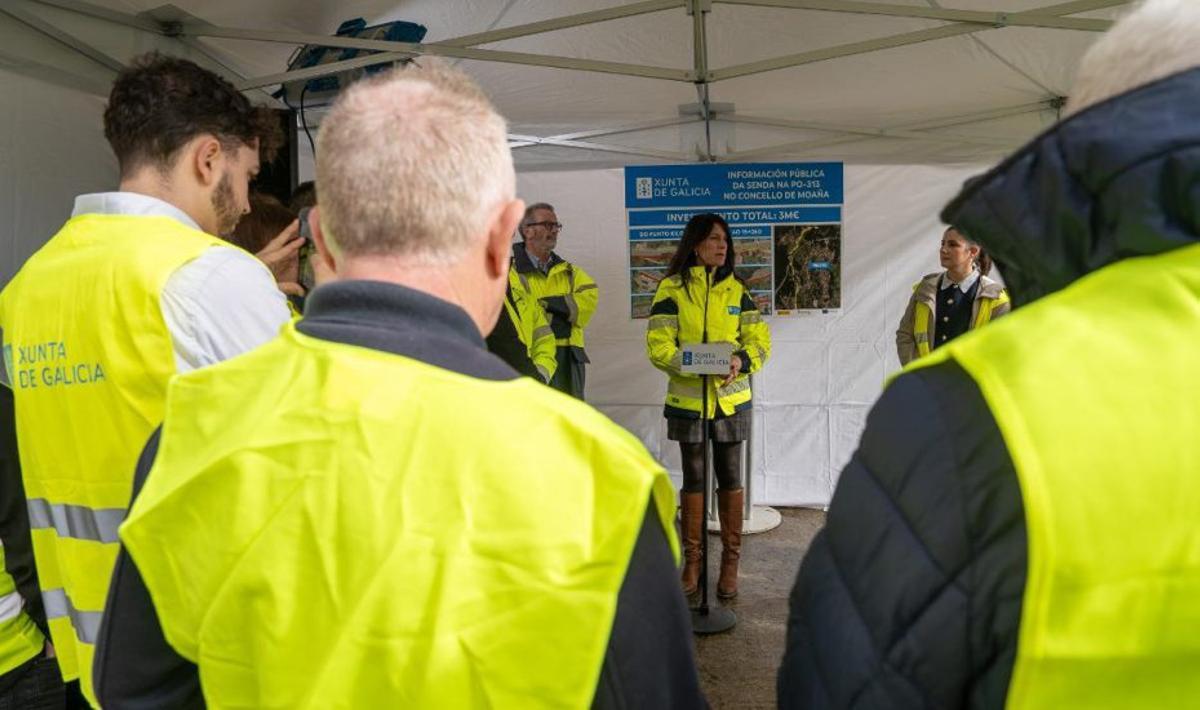 La conselleira María Martínez Allegue en la presentación del proyecto. | FDV