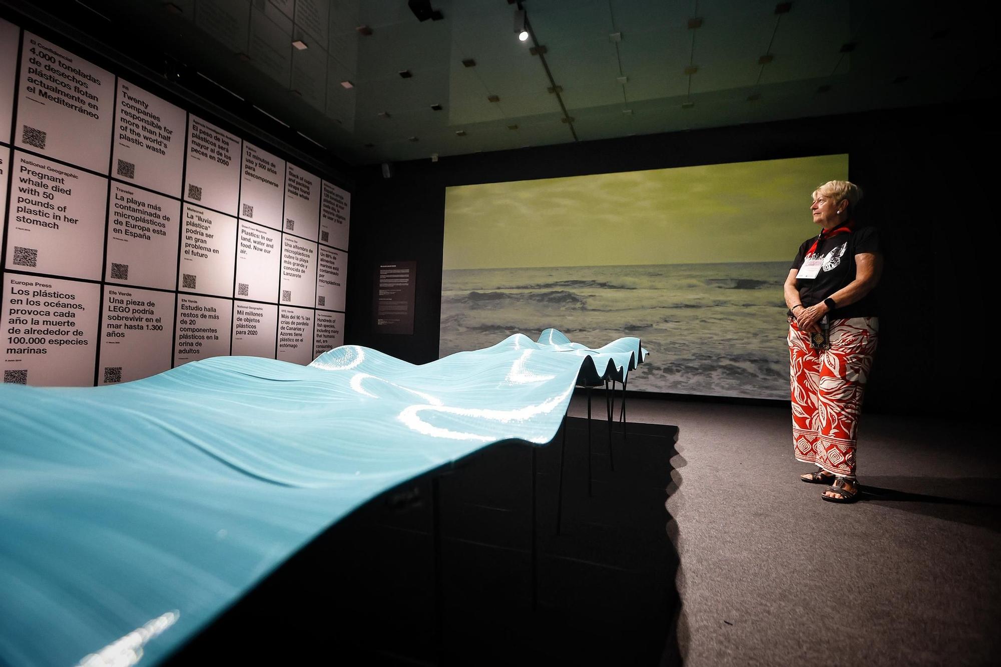 Presentación de la exposición 'La mar de plástico'