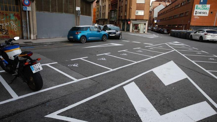 La zona centro de Gijón suma un tercio de las 317 nuevas plazas de aparcamiento para motos