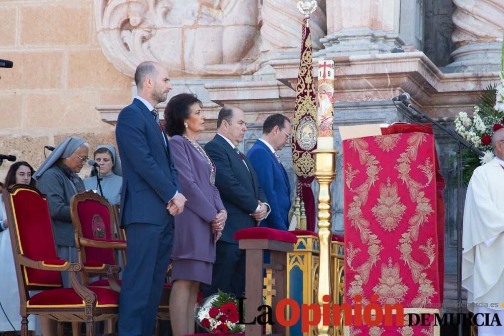 Ofrenda de flores en Caravaca