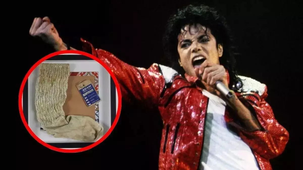 Subhasten un mitjó brut i usat de Michael Jackson: aquest ha estat el seu alt preu de venda